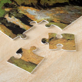 Dorpstraat en trappen Auvers, Figuren Legpuzzel (Zijkant)