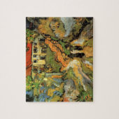 Dorpstraat en trappen Auvers, Figuren Legpuzzel (Verticaal)