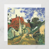 Dorpstraat in Auvers door Vincent van Gogh (Voorkant / Achterkant)