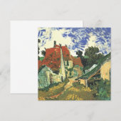 Dorpstraat in Auvers van Vincent van Gogh (Voorkant / Achterkant)