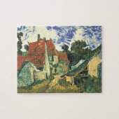 Dorpstraat in Auvers van Vincent van Gogh Legpuzzel (Horizontaal)