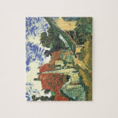 Dorpstraat in Auvers van Vincent van Gogh Legpuzzel (Verticaal)