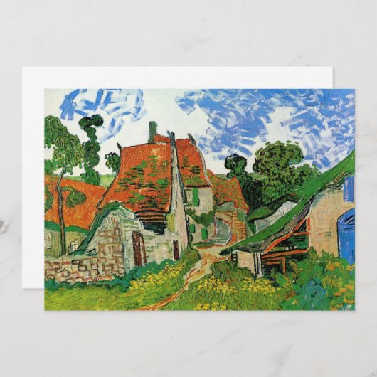 Dorpstraat van Vincent van Gogh (Voorkant / Achterkant)