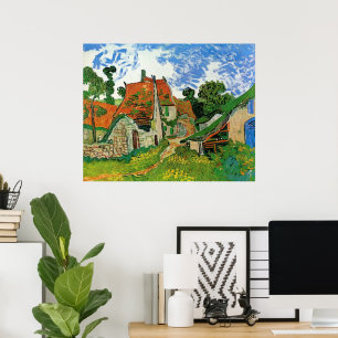 Dorpstraat van Vincent van Gogh Poster