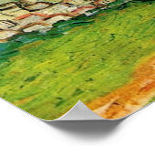 Dorpstraat van Vincent van Gogh Poster (Hoek)