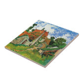 Dorpstraat van Vincent van Gogh Tegeltje (Zijkant)