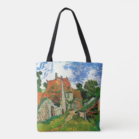 Dorpstraat van Vincent van Gogh Tote Bag (Achterkant)