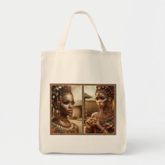 dorpsvrouwen tote bag (Voorkant)