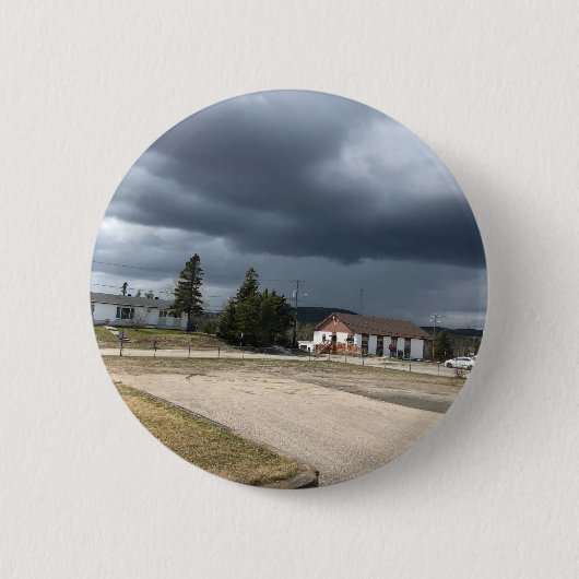 dorpswolken ronde button 5,7 cm (Voorkant)