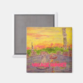 dorpszonnescherm magneet (Voorkant / Achterkant)