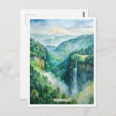 Dorrigo Nationaal Park Waterverf Schilderij Briefkaart (Voorkant / Achterkant)