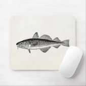 Dorse Fish - Marine Fishing Sjabloon Blank Muismat (Met muis)