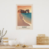 Dorset AONB Travel Poster (Keuken)