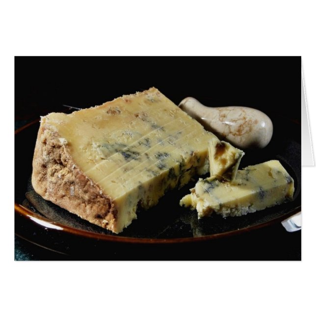 Dorset Blue Vinny (Vinney) Cheese (Voorkant Horizontaal)