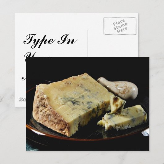 Dorset Blue Vinny (Vinney) Cheese Briefkaart (Voorkant / Achterkant)