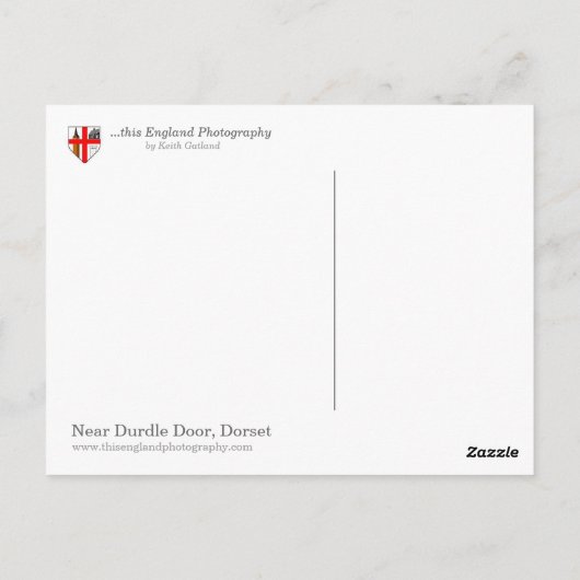Dorset Coast Briefkaart (Achterkant)
