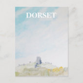 Dorset, Corfe Castle Briefkaart (Voorkant)