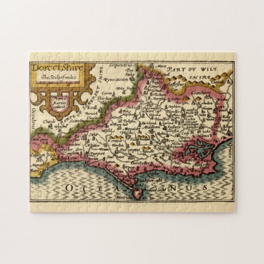 Dorset Dorsetshire County Engeland Oude historisch Legpuzzel (Horizontaal)