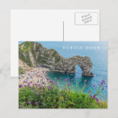 Dorset Durdle uitzicht briefkaart (Voorkant / Achterkant)