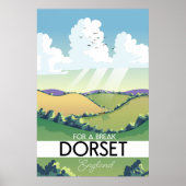 Dorset Engeland reisposter Poster (Voorkant)