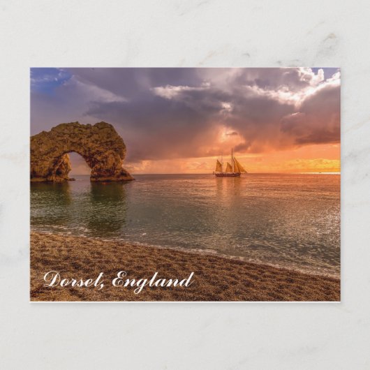 Dorset England Durdle Door reisfoto Briefkaart (Voorkant)