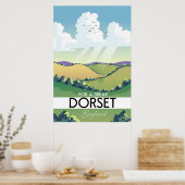 Dorset England reisposter Poster (Keuken)