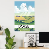 Dorset England reisposter Poster (Thuiskantoor)