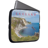 Dorset Man O'War Beach uitzicht laptop hoesje Sleeve (Voorkant Rechts)