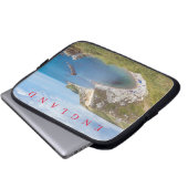 Dorset Man O'War Beach uitzicht laptop hoesje Sleeve (Voorkant onderkant)