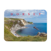 Dorset Man O'War strand uitzicht koelkastmagneet Magneet (Horizontaal)