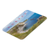 Dorset Man O'War strand uitzicht koelkastmagneet Magneet (Linkerzijde)