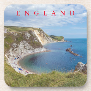 Dorset Man O'War strand uitzicht onderzetters