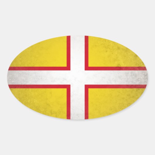 Dorset Ovale Sticker (Voorkant)