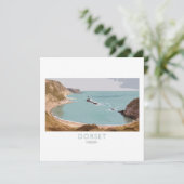 Dorset Railway Poster Feestdagenkaart (Staand voorkant)