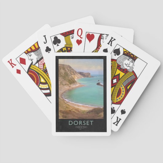 Dorset Railway Poster Pokerkaarten (Achterkant)