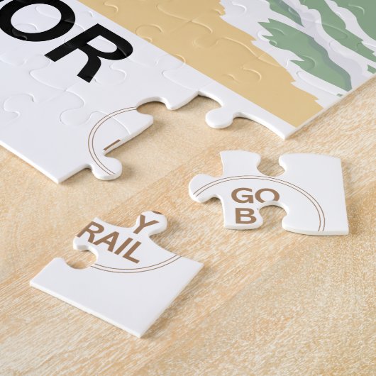 Dorset van de Durdle Deuren Legpuzzel (Zijkant)