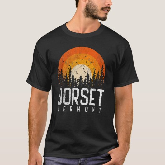 Dorset Vermont V 70s 80s 90s Retro City T-shirt (Voorkant)