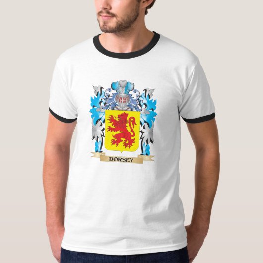 Dorsey Coat of Arms - Family Crest T-shirt (Voorkant)