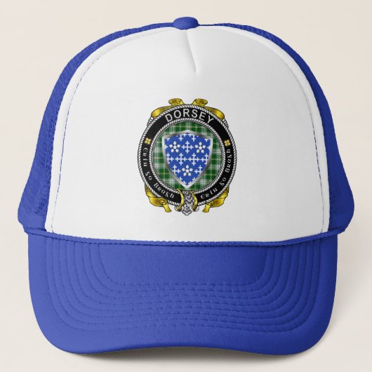 Dorsey/Darcy Irish Shield Trucker Hat Pet (Voorkant)