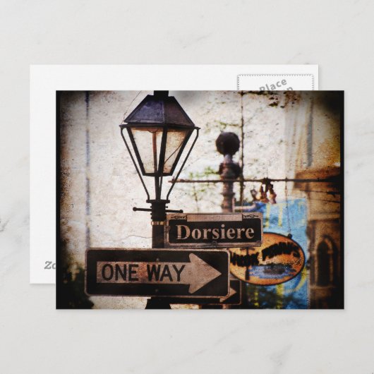 Dorsiere New Orleans Briefkaart (Voorkant / Achterkant)