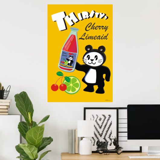 Dorst? Happy Pandy Cherry Limeaid Poster (Thuiskantoor)