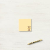 Dorst naar jou Grappige Romantische Retro Grap Post-it® Notes (Op bureau)
