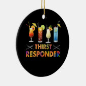 Dorst Response Responder Funny Bartender Mixologi Keramisch Ornament (Rechts)