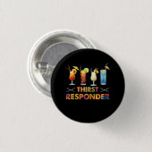 Dorst Response Responder Funny Bartender Mixologi Ronde Button 3,2 Cm (Voorkant /achterkant)