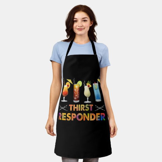 Dorst Response Responder Funny Bartender Mixologi Schort (Gedragen)