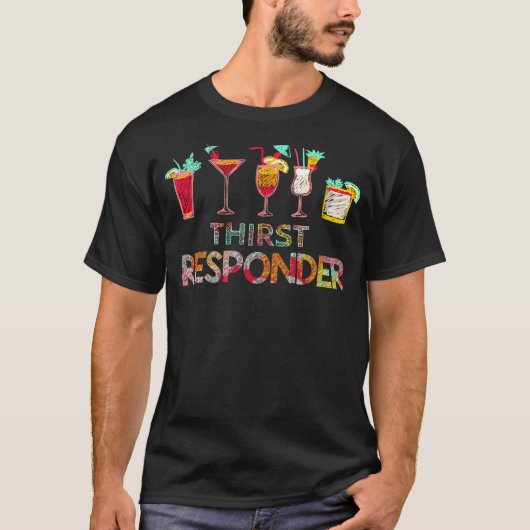 Dorst Response Responder Funny Bartender Mixologi T-shirt (Voorkant)