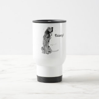 Dorst? Travel Mug met Bloodhound-design Reisbeker