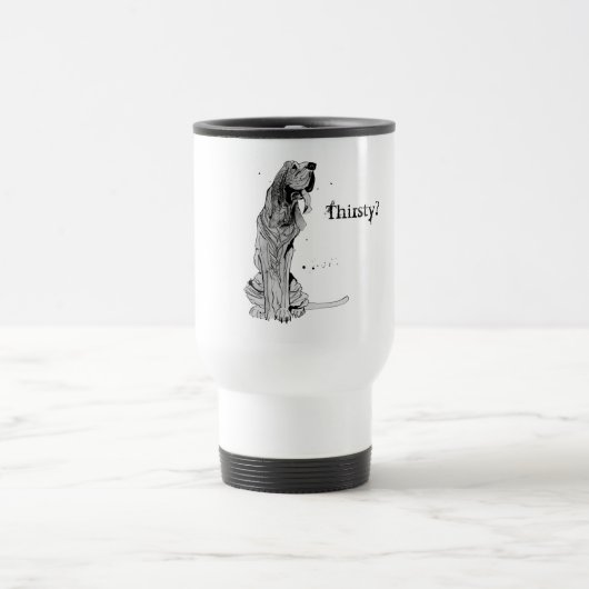 Dorst? Travel Mug met Bloodhound-design Reisbeker (Center)