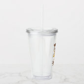 Dorstig naar jou Grappige Romantische Retro Grap Acryl Drinkbeker (Rechts)