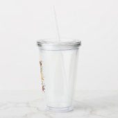 Dorstig naar jou Grappige Romantische Retro Grap Acryl Drinkbeker (Links)